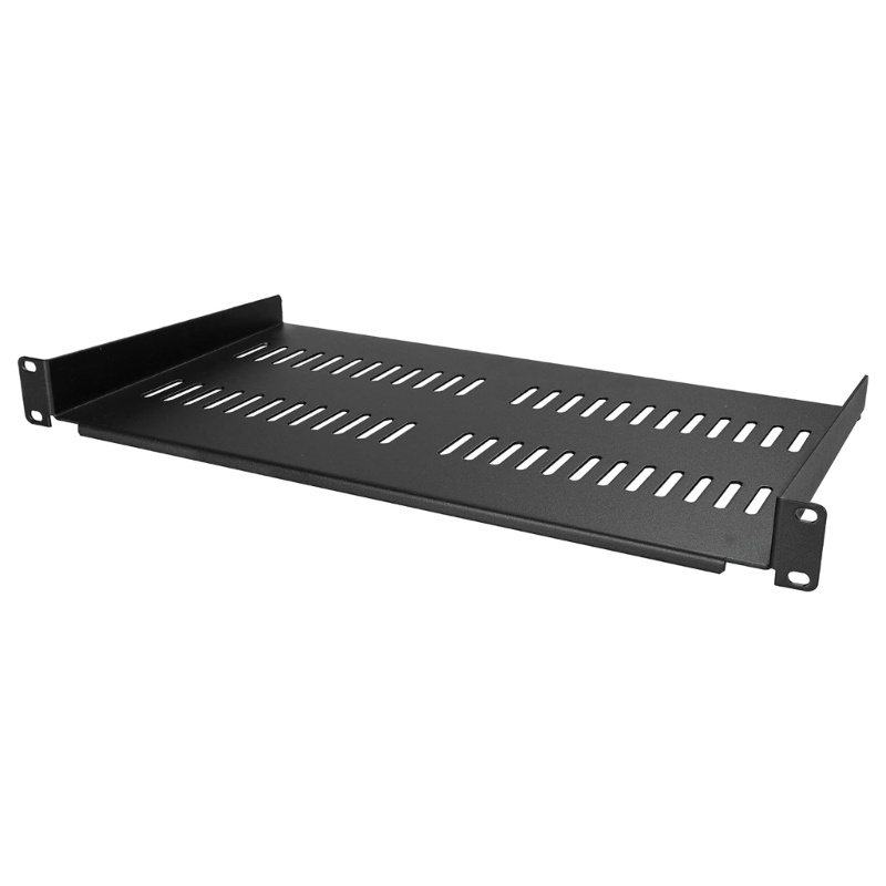 Left 1U Server Rack Shelf for 19 Equipment Rack Cabinet Vented ...