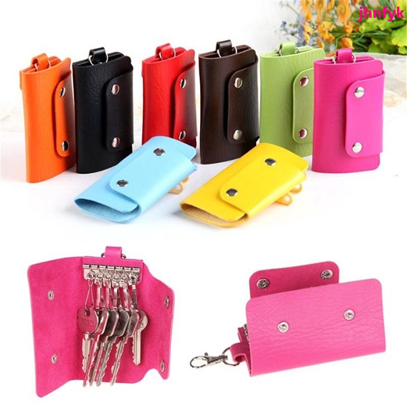 Keys Holder Organizer Manager Patent Leather Buckle Key Wallet Case ...