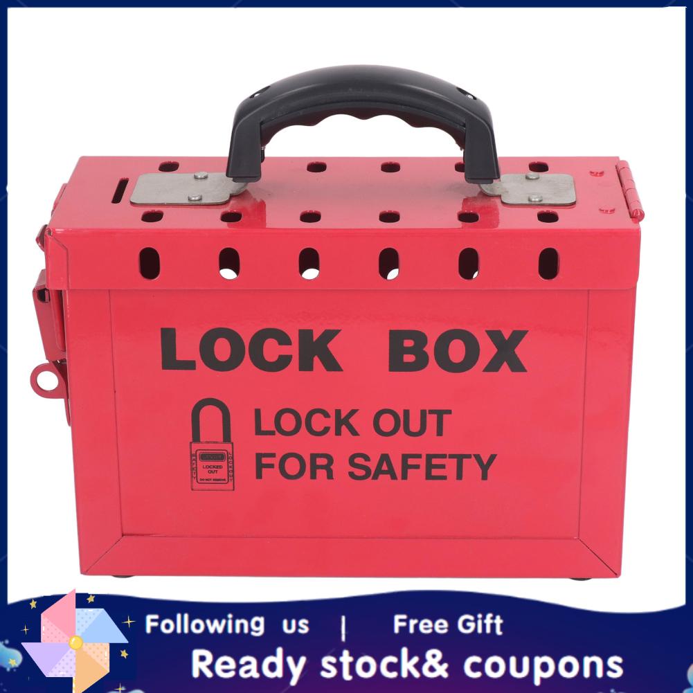 Xiyijia Lockout Tagout Box Portable Safety 13 Guage Group Lock For ...