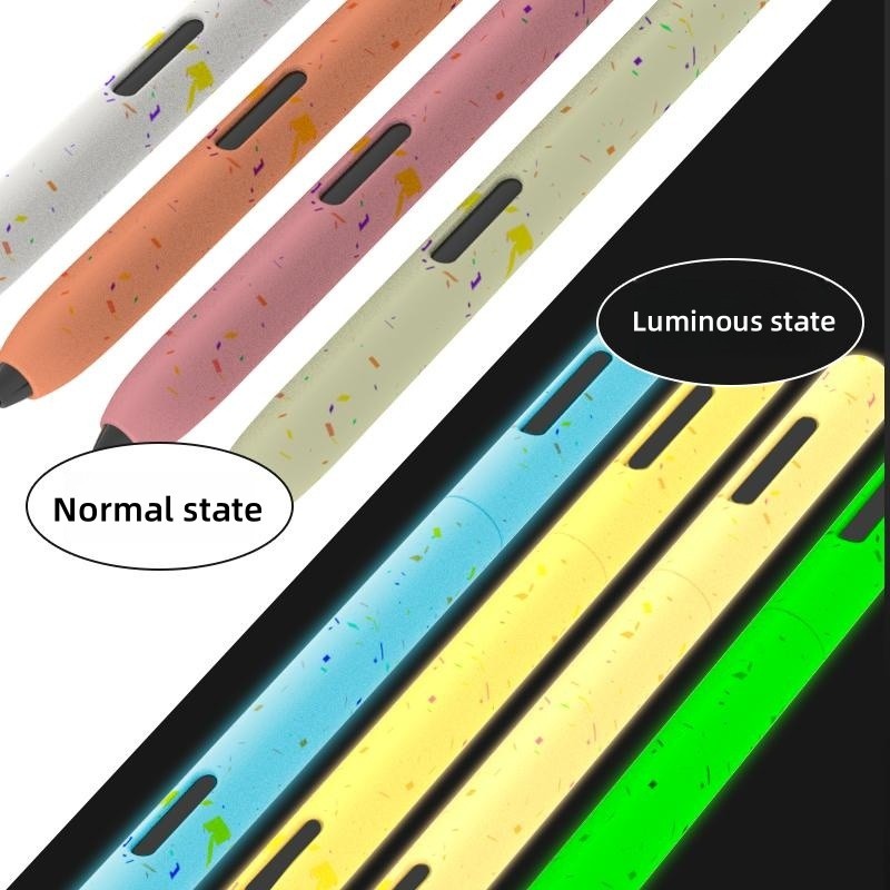 Luminous Silicone Casing for Samsung Galaxy S Pen Tab S9 S8 S7 FE Plus  Ultra S6 Lite Case Touch Stylus Pen Cover Ultra-thin Sleeve Anti-scratch