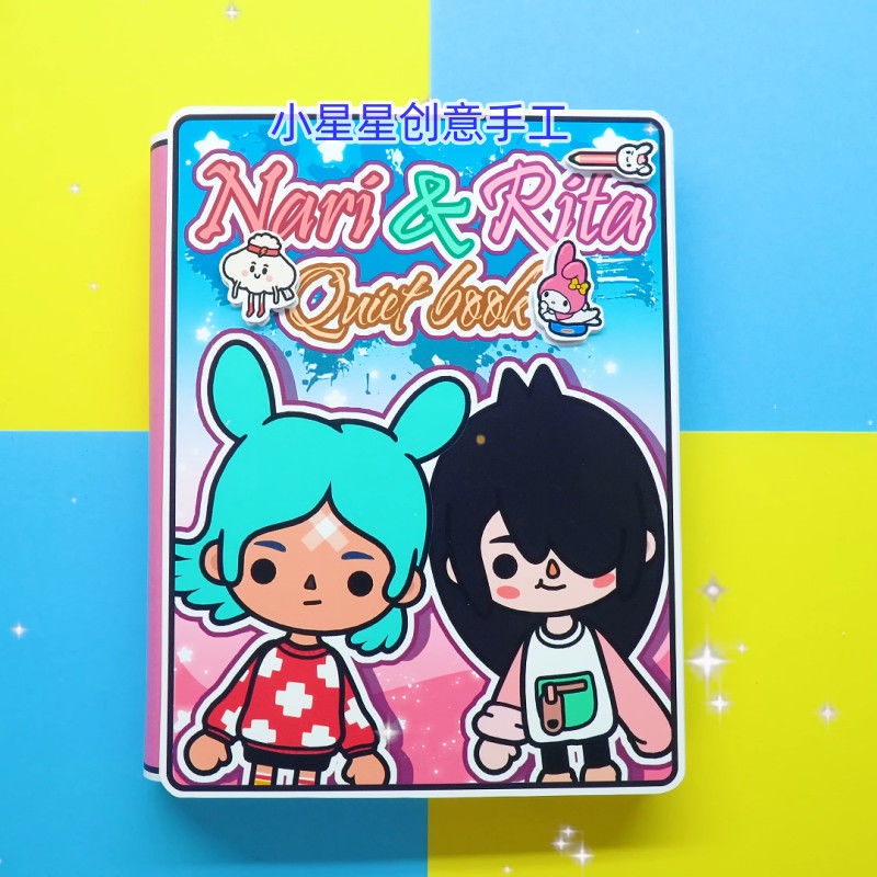 Toka Nari and Rita Quiet Book book au book busy book quiet book sanrio ...