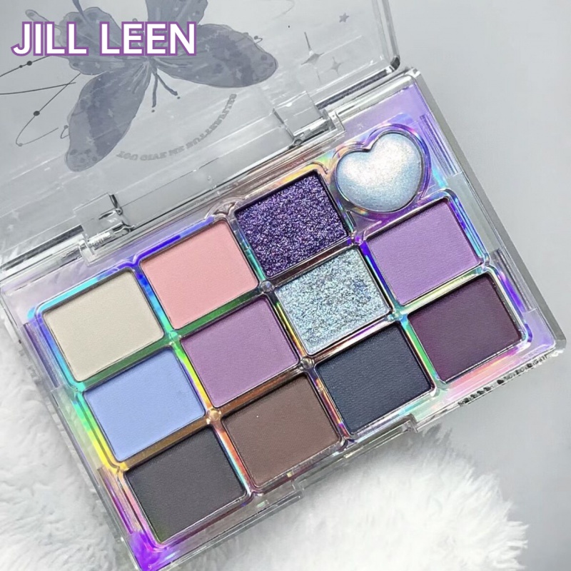 JILL LEEN Eyeshadow Twelve Color Eyeshadow Palette Matte Milk Tea Earth ...