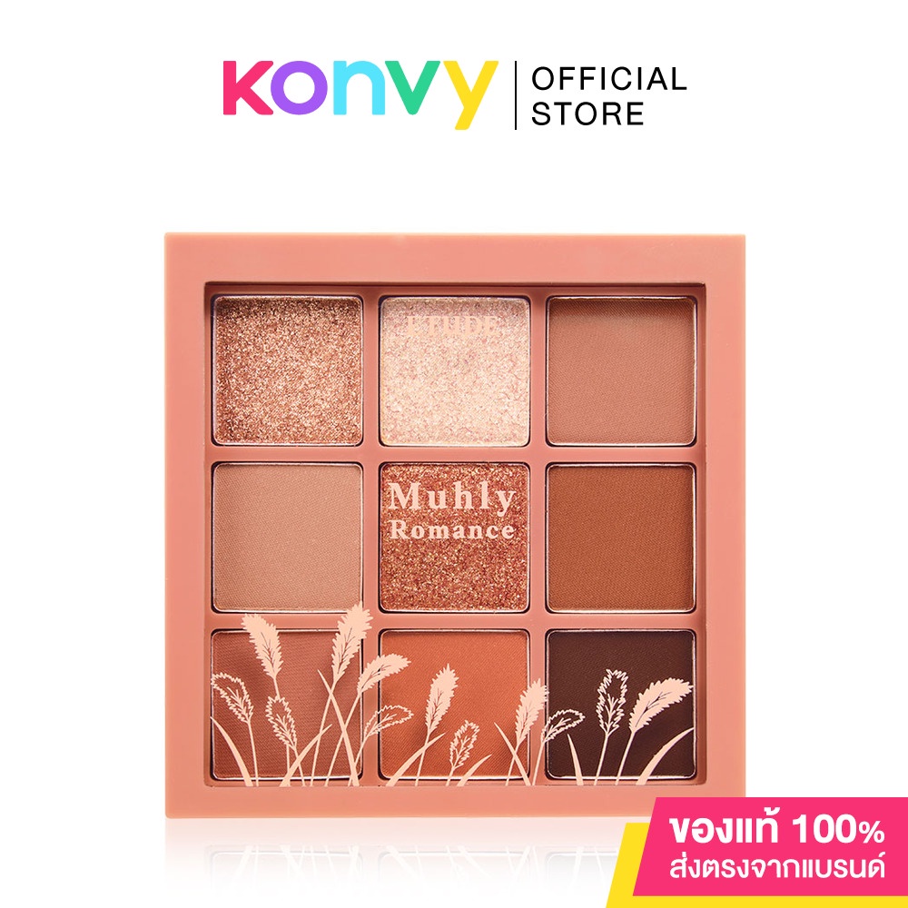 Etude House Play Color Eyes Muhly Romance Eyeshadow Palette 9 Shades In Collection Pink Orange