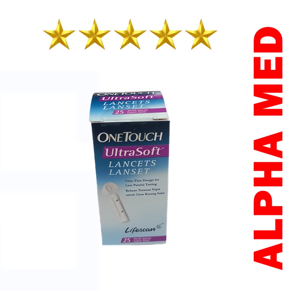 One Touch Ultrasoft Blood Lancets for (25pcs) Shopee
