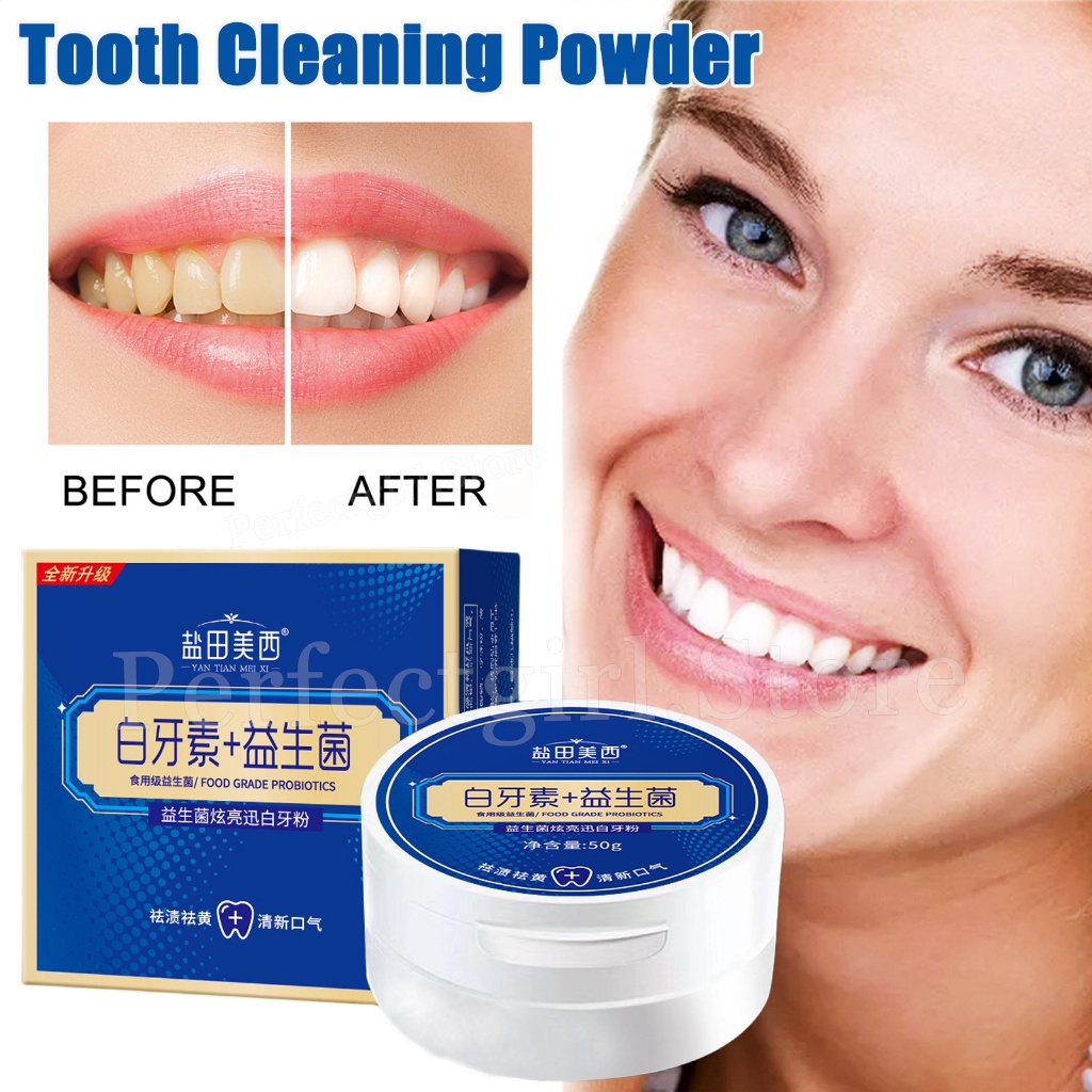 Probiotic Tooth Cleaning Powder Whitening And Yellowing Teeth Cleaning 