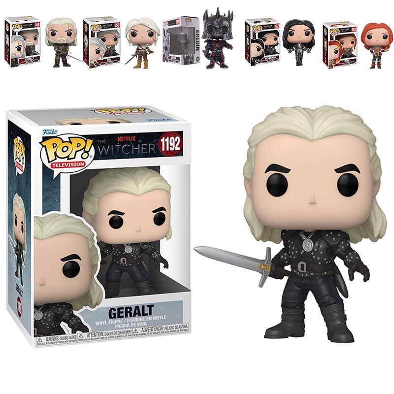 Funko Pop The Witcher Geralt #1192 Ciri Yennefer Triss Action Figure ...