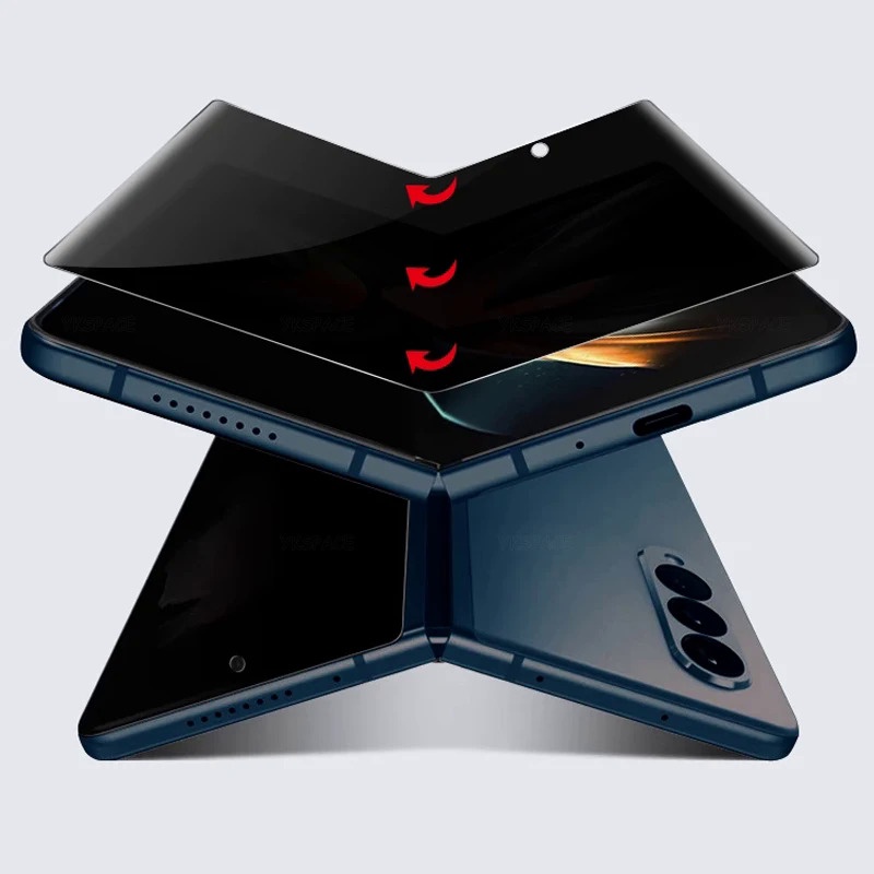 Privacy External inner EPU Hydrogel Film For Samsung Galaxy Z Fold  Z Flip Anti-Spy Peeping Soft Screen Protector Matte