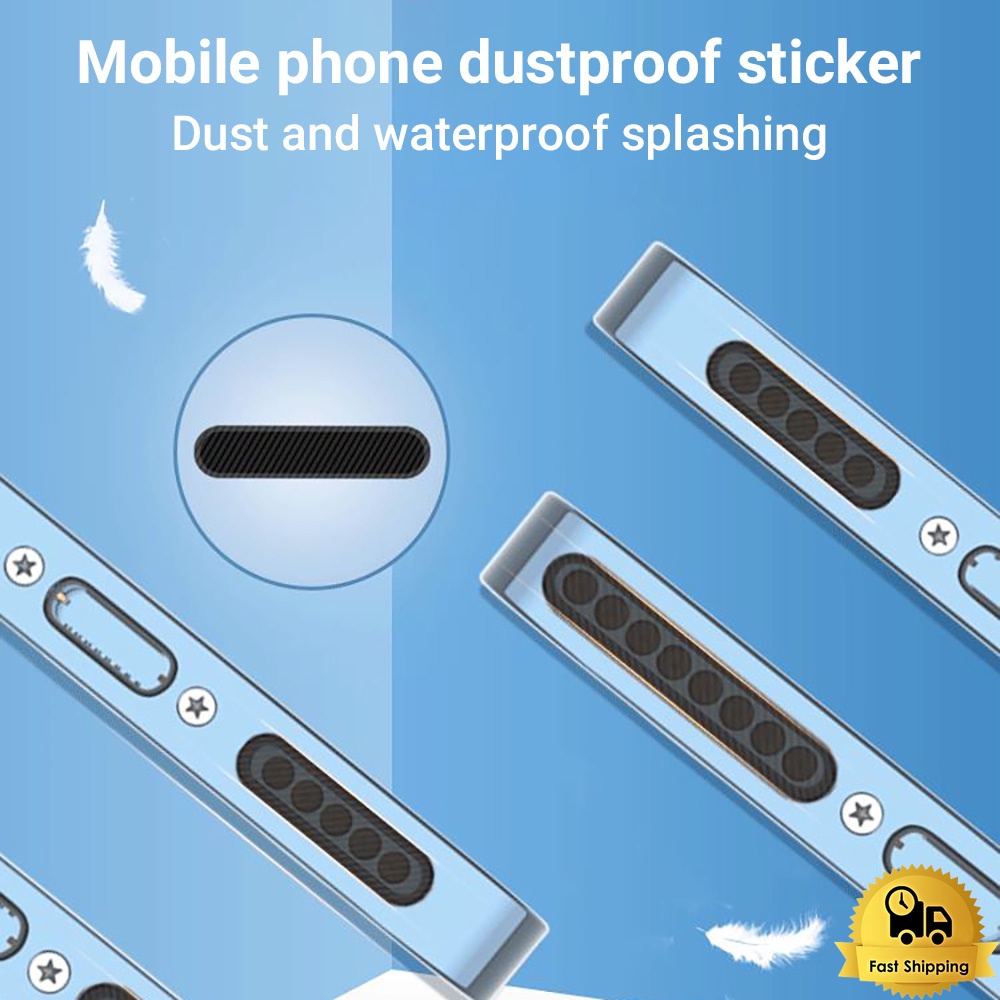 10Pcs/Sheet Mobile Phone Dustproof Net Stickers Speaker Mesh Anti Dust ...