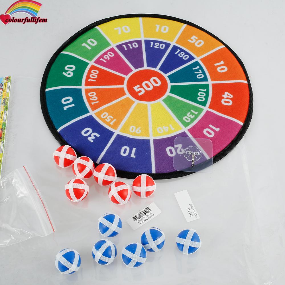 Kids Dart Board Game Hanging Safe Board Games Safety Pressure Releasing Dart Board Set for