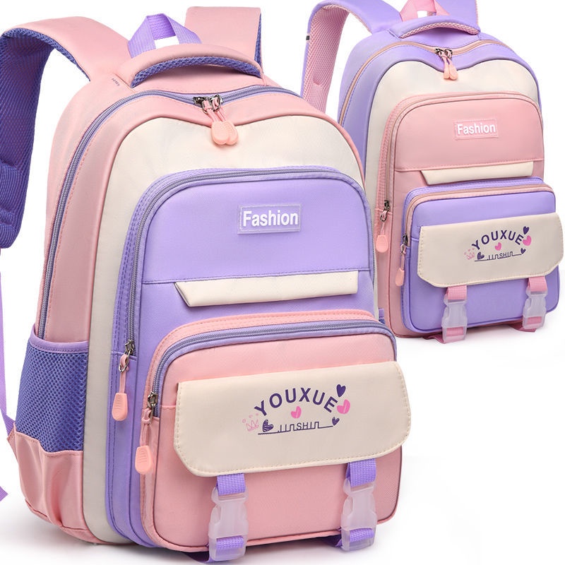 Elementary School Bag Female ins Style Cute Korean Version One Two