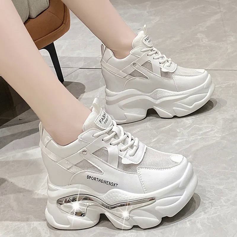 Platform heel cheap sneakers