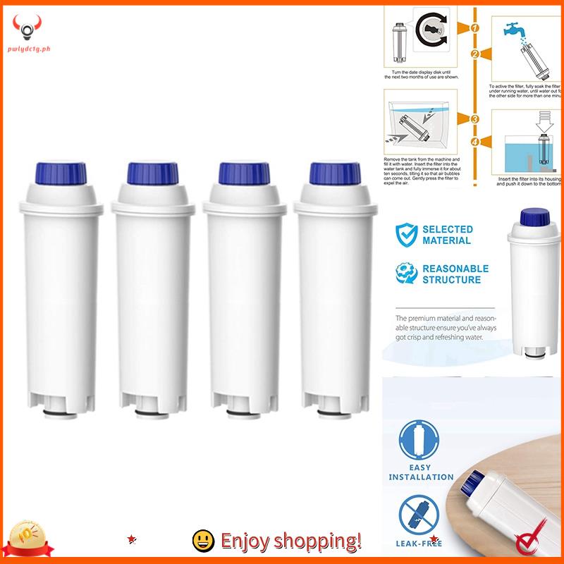Delonghi DLS C002 ECAM water filter - set of 4