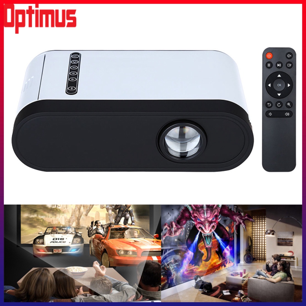 Optimus Depot Project Home Cinema Universal Multimedia HD Projector ...