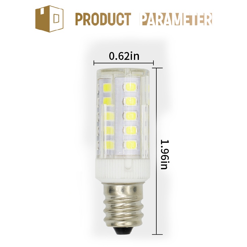 E12 LED Bulb 220V High Transmittance Refrigerator Light Architectural ...