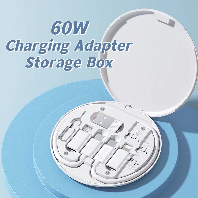5 in 1 60W Super Fast Charging USB Cable Multifunctional Data Cable ...