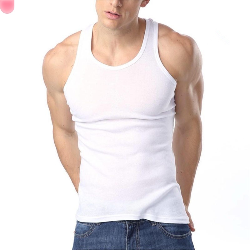 plain sando round neck for men tank tops #6 | Shopee Philippines