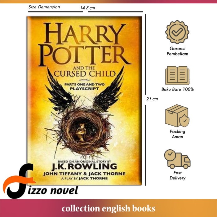 Harry Potter And The Cursed Child - J. K. Rowling (English) | Shopee ...