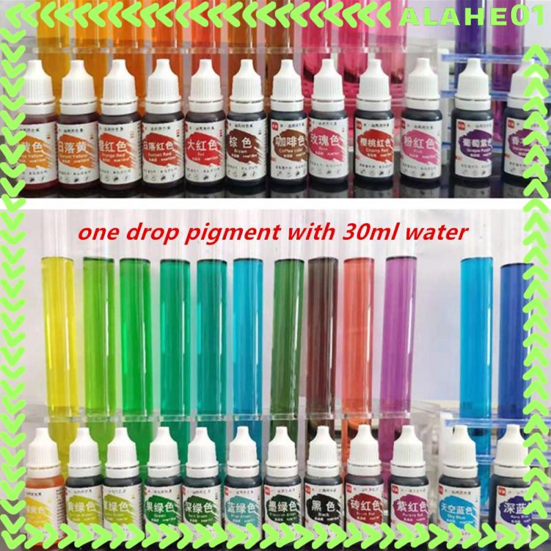 [Alahe] 10ml Soap Dye Colors Coloring for DIY Bath Making, Handmade
