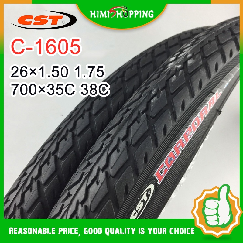 1PC CST tire Road bike tyre 700 35C 38C MTB Bike bicycle tires C1605 26 1.5 26 1.75EPS wear resistant AND Stab proof Bike Accessories Shopee Philippines