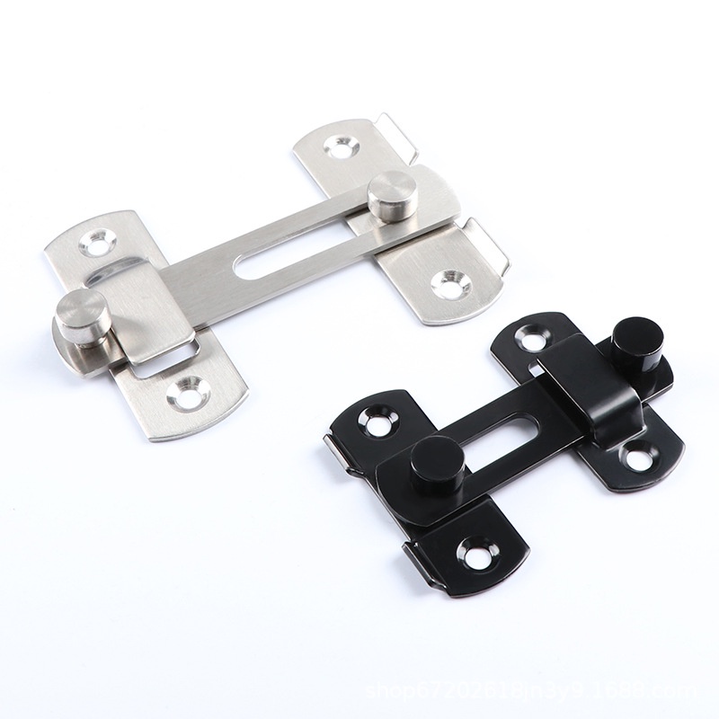 Door lock hasp old-fashioned door bolt hole-free door latch door buckle ...