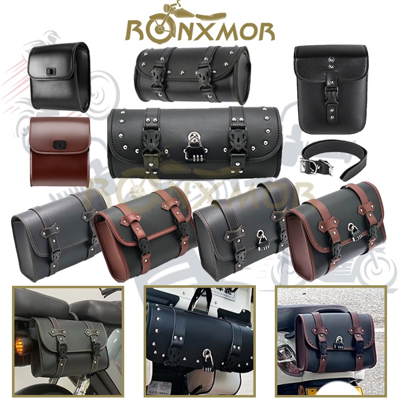 RONXMOR Motorcycle Riding Storage Bag Universal Motorcycle Saddlebag ...