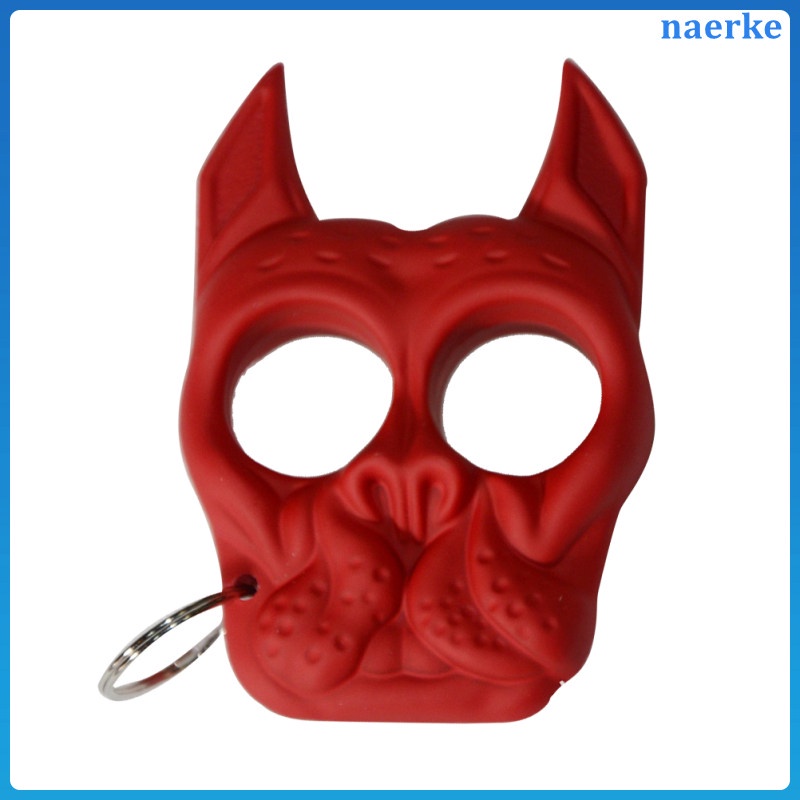 naerke Plastic Steel Key Ring Dog Shape Knuckles MiniDefensive Key