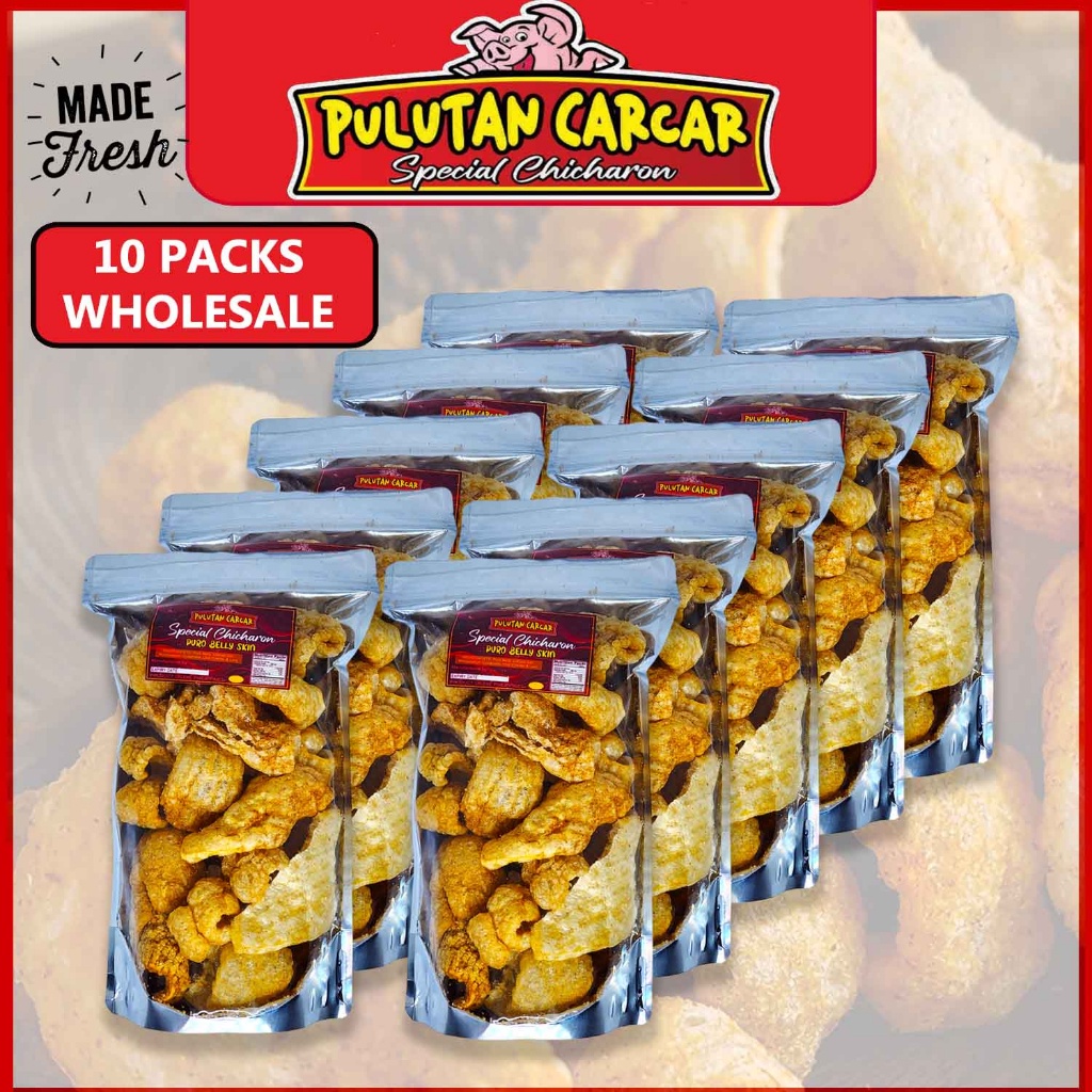 10 Packs Special Chicharon | Puro Belly Skin | Pulutan Carcar | Pork ...