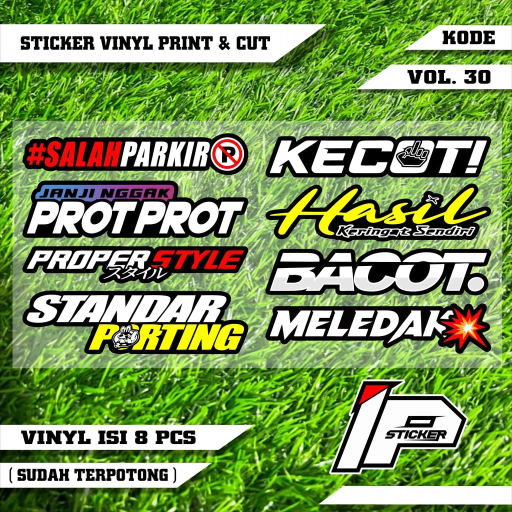 Sticker pack VOL.30 (1 sheet contains 8 pcs) already cut - Sticker Pack ...