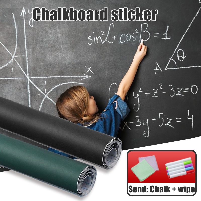 Blackboard Stickers Chalk Board Erasable PVC Draw Mural Decor ChalkBoard Wall Sticker for Kids