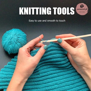 Wooden Bamboo Crochet Hook Set 3mm-10mm Knitting Needles for DIY Craft Yarn