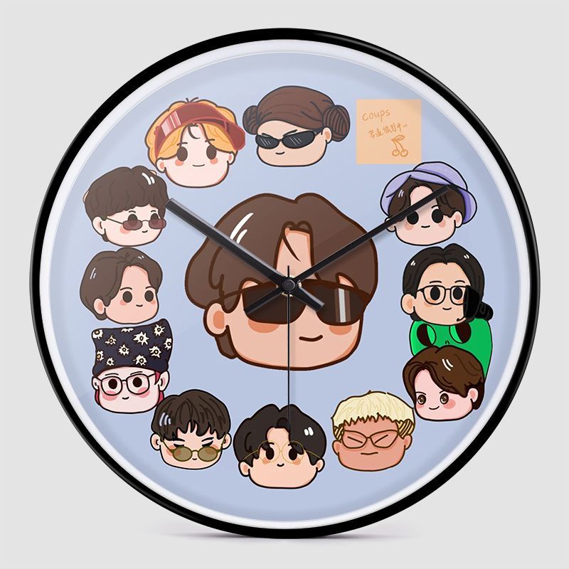 New Product Offer seventeen Band Clock Cartoon Forever Love seventeen