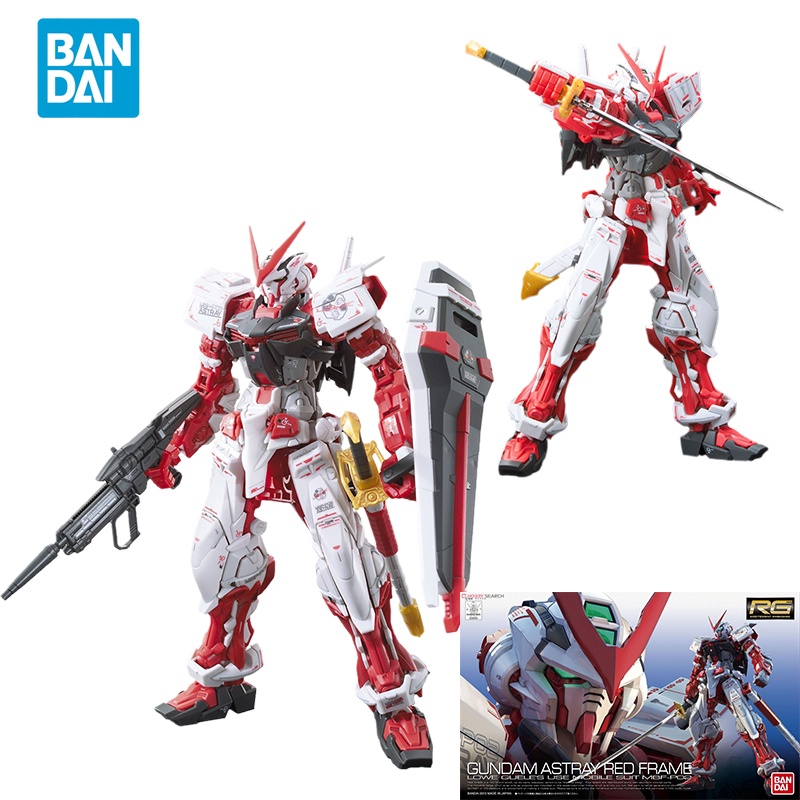 BANDAI RG1/144 GUNDAM ASTRAY RED FRAME Action Figure Assembly Toys For ...