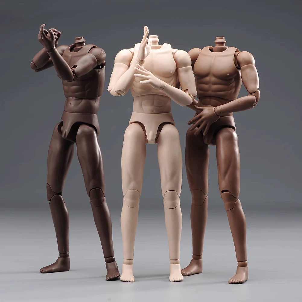 Ready Stock 1/6 Soldier Men's Body DT001 DT002 DT003 Super Movable 40cm ...