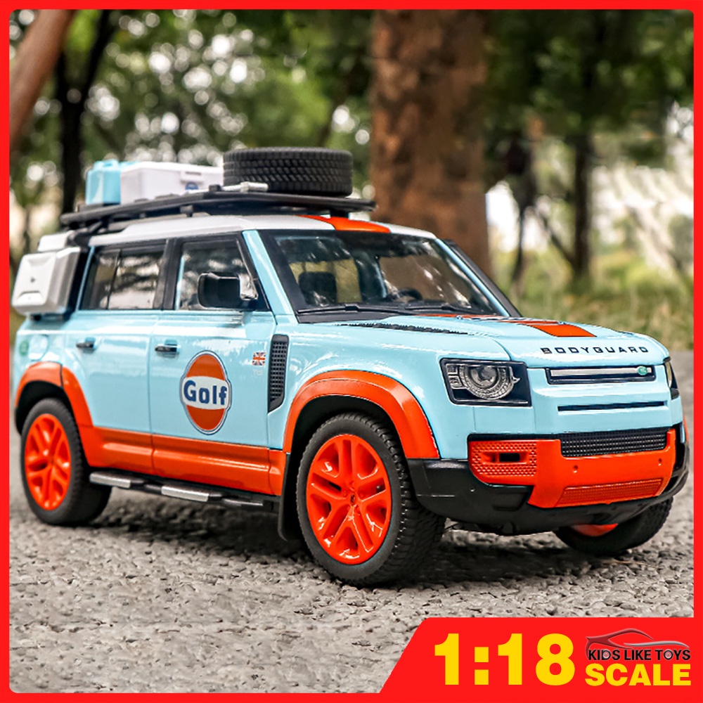 KLT 1:18 Land Rover Defender Metal Alloy Toys Car Model Diecast Vehicle ...