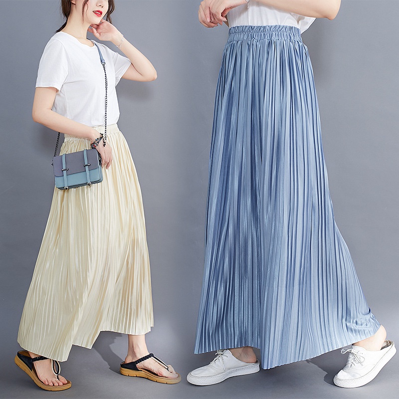 Pleated maxi hotsell skirt 48