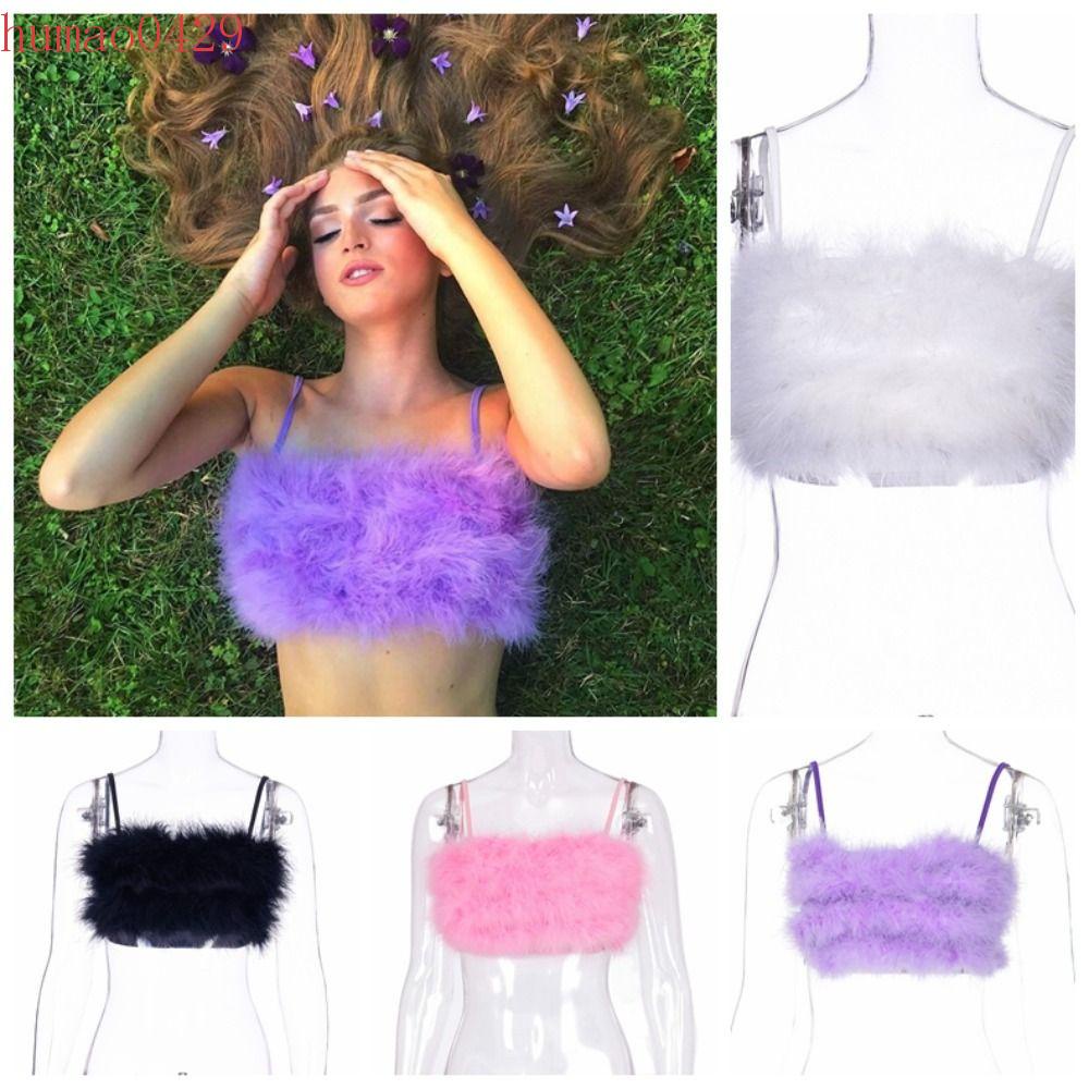E9037 Fluffy Shaggy Sleeveless Top main image 1