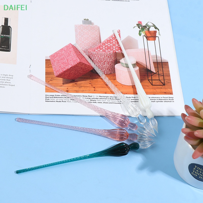 【DAIF】 Glass Drip Fountain Pen Dipping Pen Filling Ink Calligraphy Paing Supplies 【QI】 Shopee