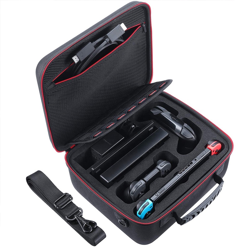 Nintendo Switch Carrying Storage Case Card Slot Large Capacity Pouch ...