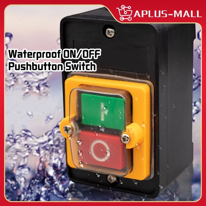 AC 220V/380V 10A KAO-10KH Waterproof On/Off Switch Control Pushbutton ...