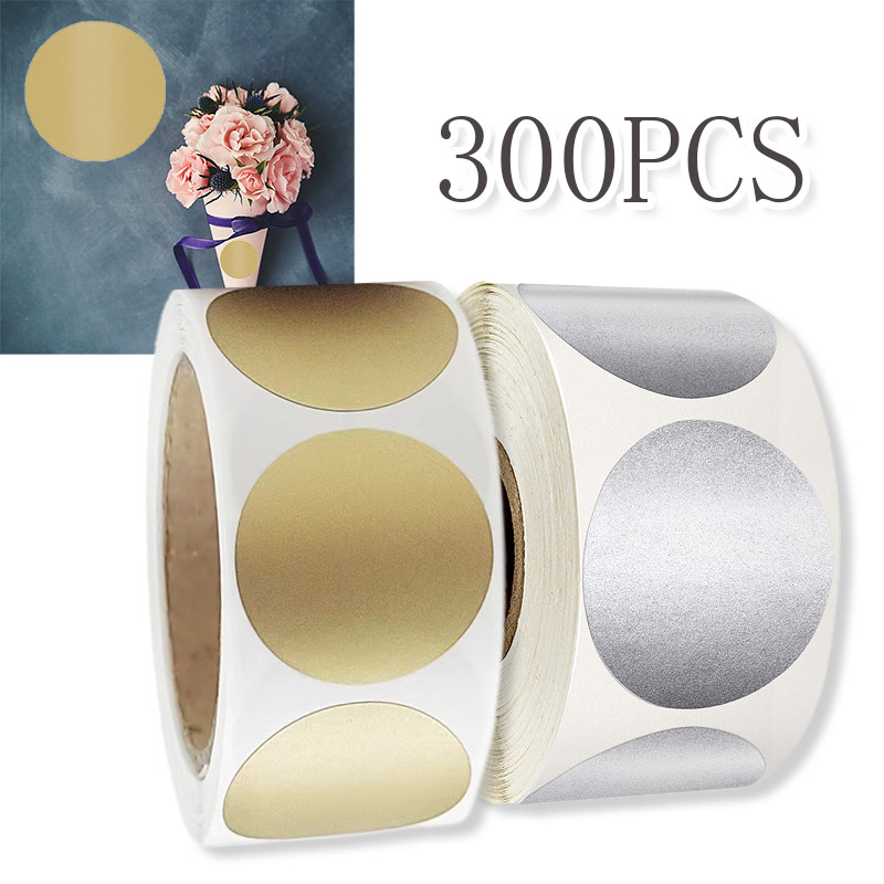 300pcs Scratch Off Stickers Round Self Adhesive Labels Sticker DIY ...