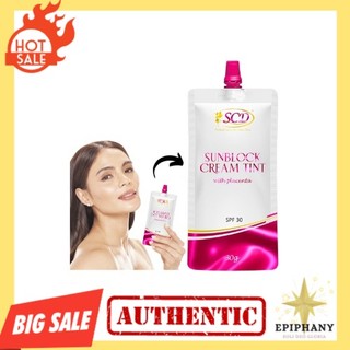 SCD Sunblock Cream Tint with Placenta Big 30g | Shopee Philippines