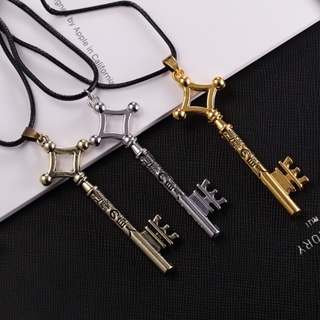 Men's Necklace, Retro Key Pendant Necklaces Trendy Necklaces For