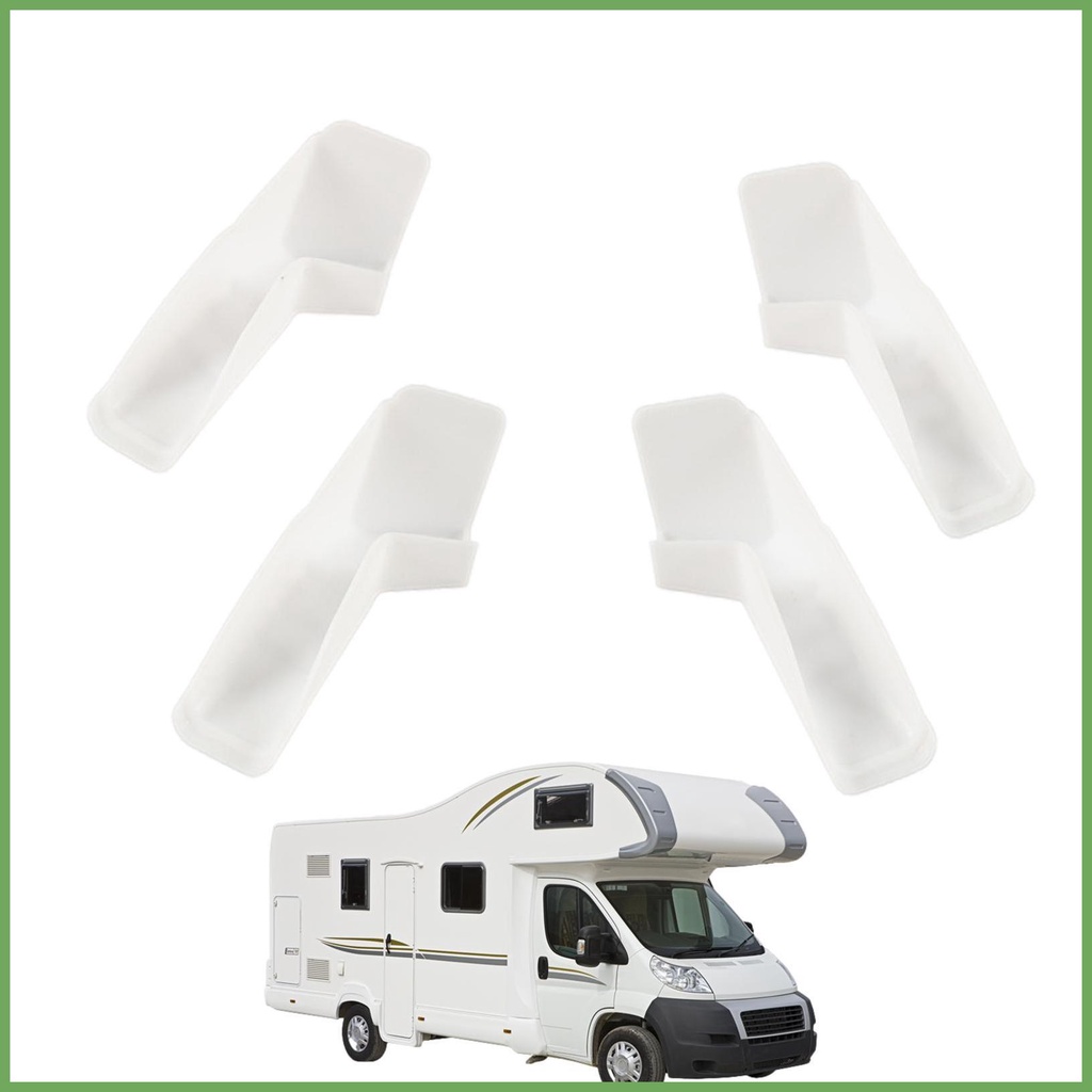 RV Rain Gutter Extensions 4pcs Mini Gutters For Gazebo RV Roof Drip