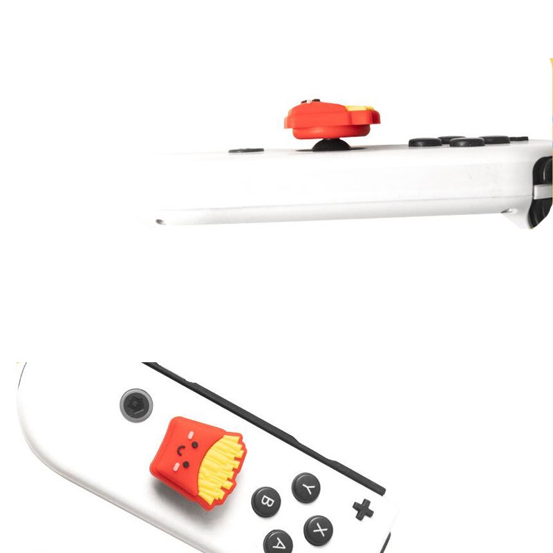 Burger & Chip Thumb Stick Grip Cap Joystick Cover For Nintendo Switch ...