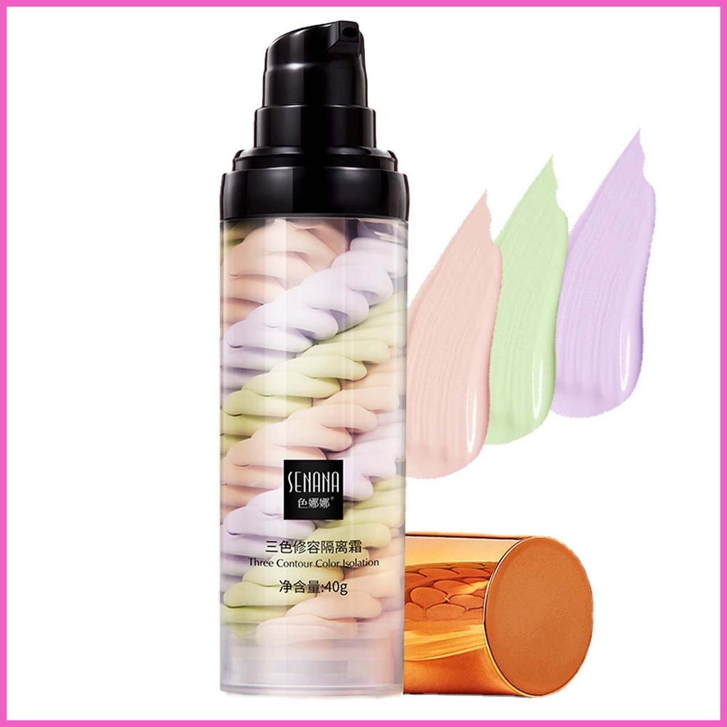 Ones Step Correct Primer Tricolor Color Correcting Facial Serums Face