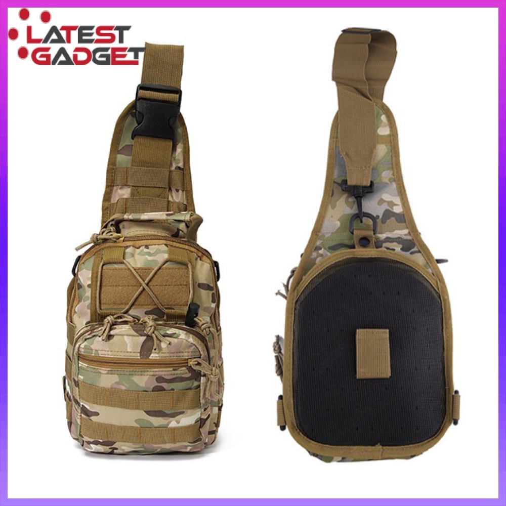 LatestGadget Multifunction Tactical Single Strap Body Bag Camouflage ...