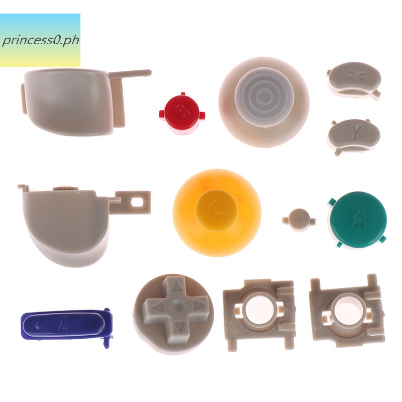 Princes NGC Full Set Buttons L R Right Left Trigger Buttons D-Pad ABXY ...