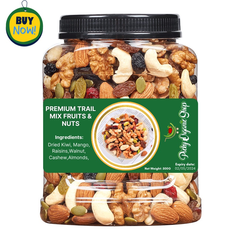 Buy 1 take 1 Premium Trail Mix Dried Fruits and Nuts Trail Mix 250g