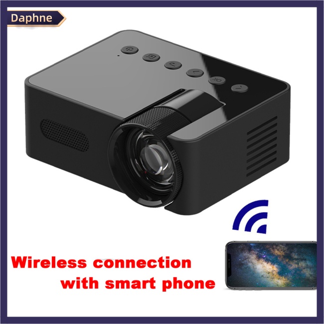 Daphne YT100 WiFi Portable Projector HD Mini Video Projector Home Video ...