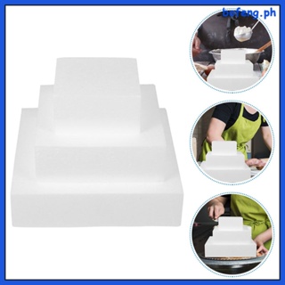 Dummy Cake Foam Mould Polystyrene Styrofoam Practice Model, DIY Model  Polystyrene Heart Shaped Craft Kitchen Accessories(6inch-White)